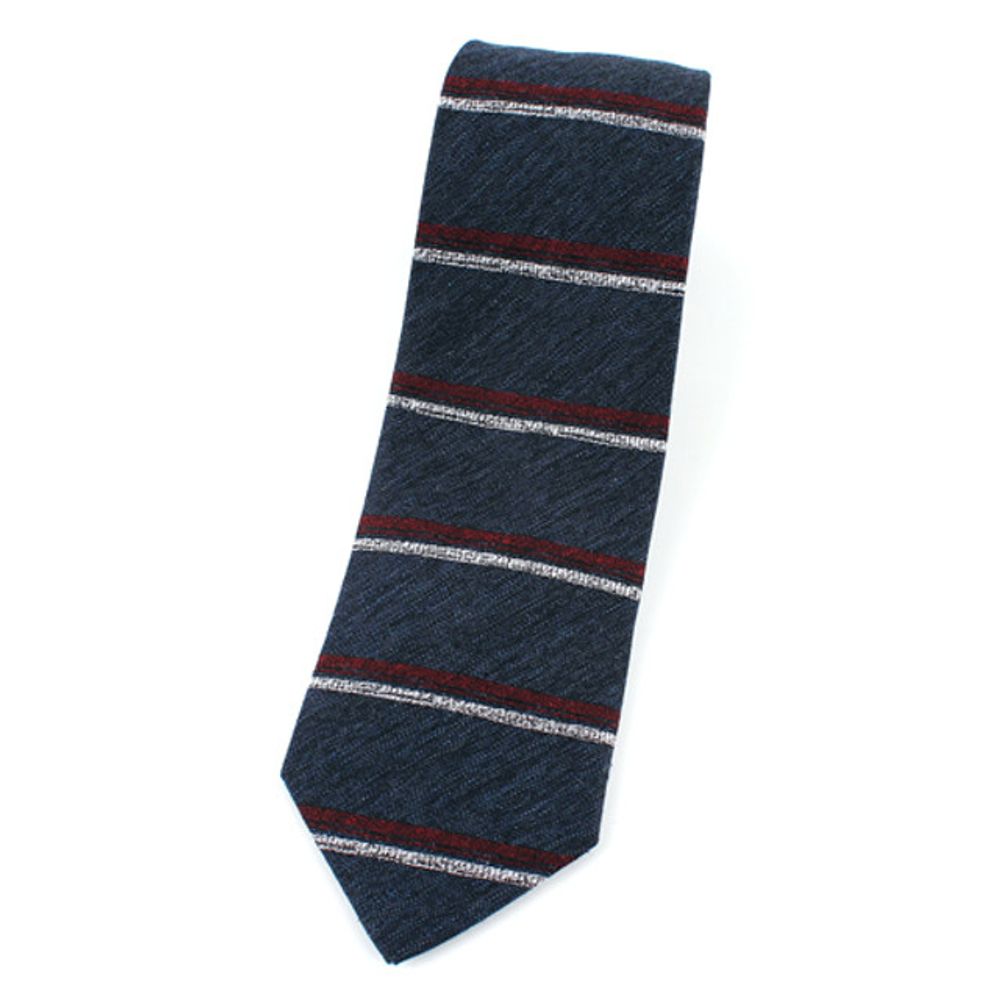 [MAESIO] KSK2630 Wool Silk Striped Necktie 8cm _ Men's Ties Formal Business, Ties for Men, Prom Wedding Party, All Made in Korea